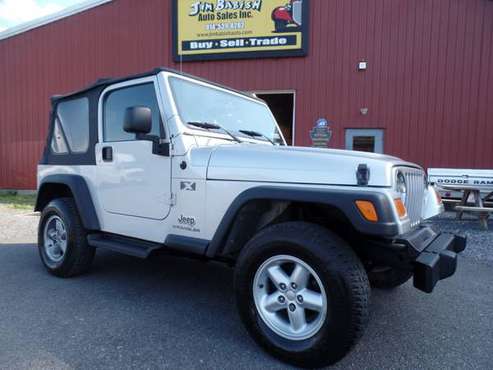2006 *Jeep* *Wrangler* *2dr X* Bright Silver Metalli for sale in Johnstown , PA