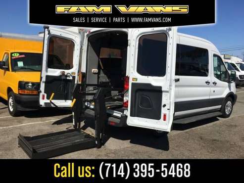 2017 Ford Transit Van Mid Roof Handicap Van with Wheelchair Lift DIESE for sale in Fountain Valley, CA