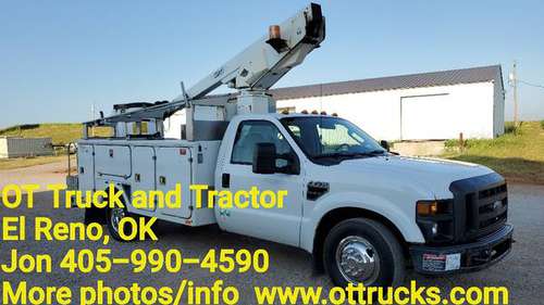 2008 Ford F-350 34ft Work Bucket Truck Utility Bed 6.8L Gas 34ft... for sale in Oklahoma City, OK