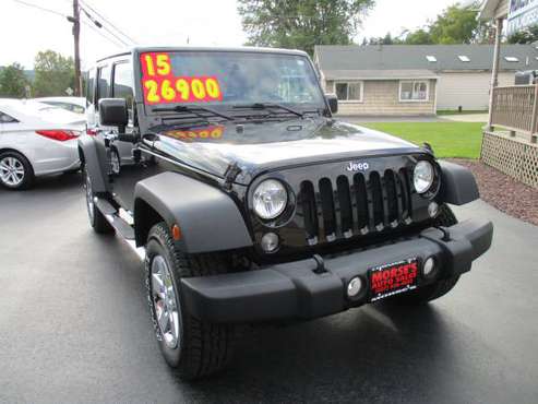 2015 JEEP WRANGLER UNLIMITED 4D SPORT for sale in Corning, NY