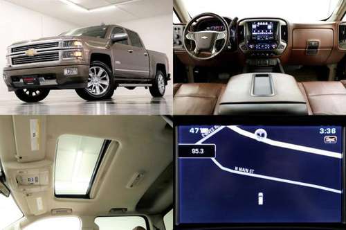 SLEEK Brown SILVERADO 2015 Chevrolet 1500 HIGH COUNTRY 4X4 4WD for sale in Clinton, IN