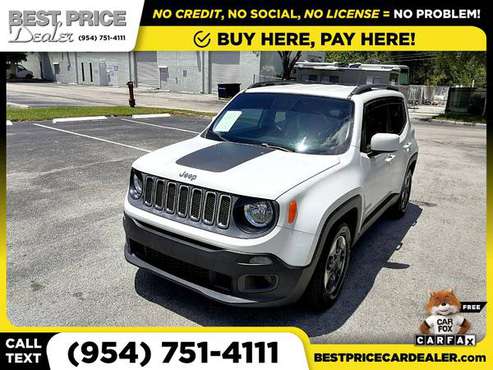 2015 Jeep Renegade LatitudeSUV for only ! - - by for sale in HALLANDALE BEACH, FL