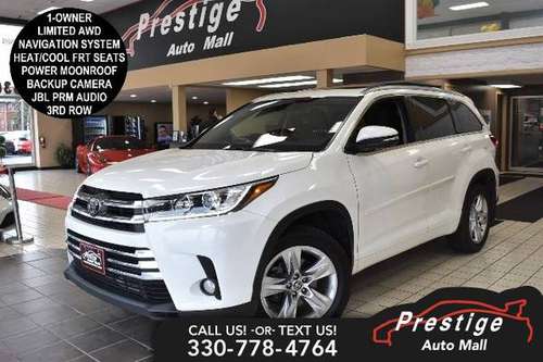 2017 Toyota Highlander Limited - cars & trucks - by dealer - vehicle... for sale in Cuyahoga Falls, OH