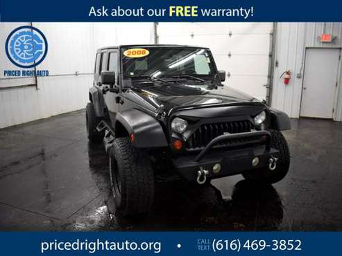 2008 Jeep Wrangler Unlimited Sahara 4WD - cars & trucks - by dealer... for sale in Marne, MI