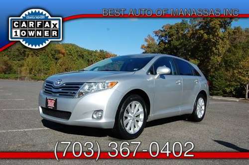 2010 TOYOTA VENZA 1 OWNER for sale in MANASSAS, District Of Columbia