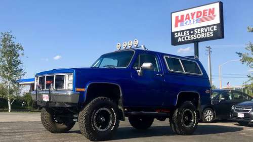 1986 GMC Jimmy 4X4 Lifted Beast! ** Great Hunting Rig!!! for sale in Coeur d'Alene, WA