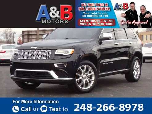 2016 Jeep Grand Cherokee Summit suv Black - - by for sale in Waterford Township, MI