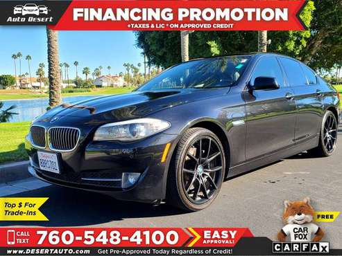 2011 BMW 535i $223/mo - cars & trucks - by dealer - vehicle... for sale in Palm Desert , CA