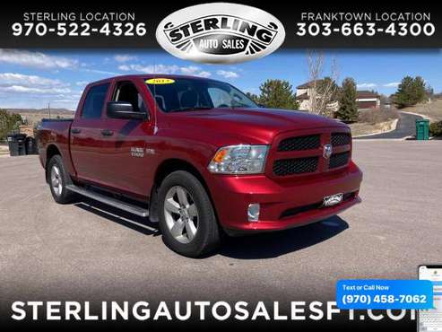 2013 RAM 1500 4WD Crew Cab 140 5 Express - CALL/TEXT TODAY! - cars & for sale in Sterling, CO