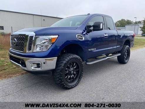 2017 Nissan Titan SV 4x4 Lifted Quad/Extended Cab Pickup - cars &... for sale in Richmond, NY