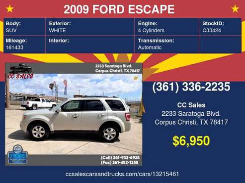 2009 FORD ESCAPE LIMITED - cars & trucks - by dealer - vehicle... for sale in Corpus Christi, TX