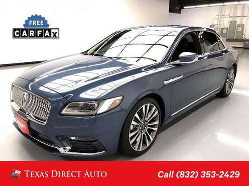 2018 Lincoln Continental Select Sedan for sale in Houston, TX