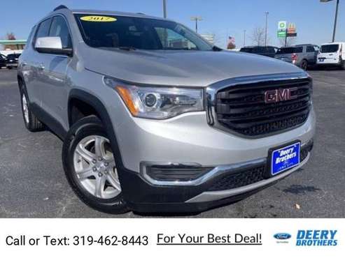 2017 GMC Acadia SLE suv Silver - cars & trucks - by dealer - vehicle... for sale in Iowa City, IA