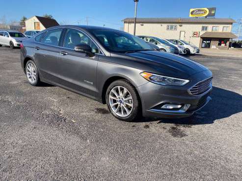 2017 Ford Fusion SE Hybrid **Leather** - cars & trucks - by dealer -... for sale in Portland, ME