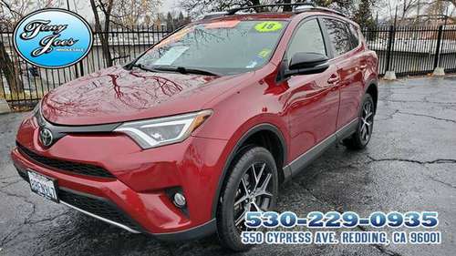 2018 Toyota Rav4 SE, AWD, MOON ROOF/BACKUP CAMERAS/HEATED SEATS for sale in Redding, CA