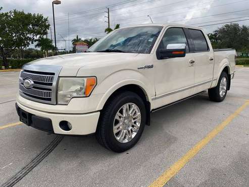 2010 FORD F150 PLATINUM CLEAN TITLE AUTOMATIC A/F - cars & trucks -... for sale in Hollywood, FL