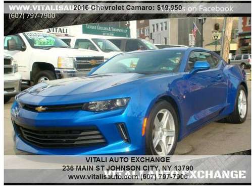 2016 Chevy Camaro LT 2dr Coupe *Only 55,000 Miles* MUST SEE for sale in Johnson City, NY