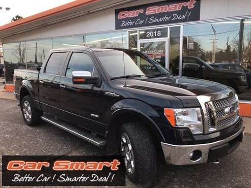 2011 Ford F-150 4WD Lariat Black Black Leather Clean Title Local -... for sale in Wausau, WI