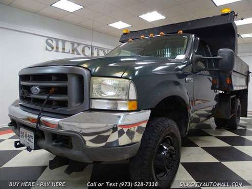 2003 Ford F-350 F350 F 350 SD 4x4 Diesel Mason Dump Truck - AS LOW... for sale in Paterson, CT