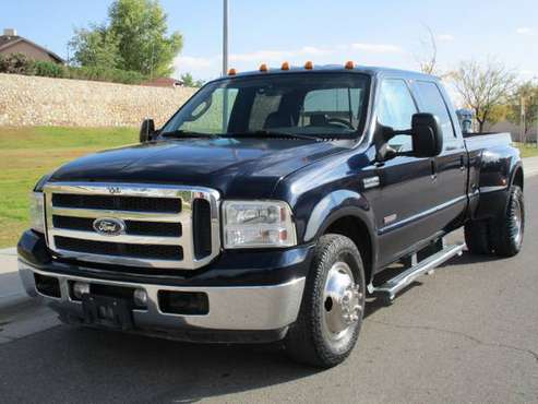 2005 FORD F350 CREW CAB DIESEL DUALLY W/ GOOSE NECK HITCH! REDUCED! for sale in El Paso, TX