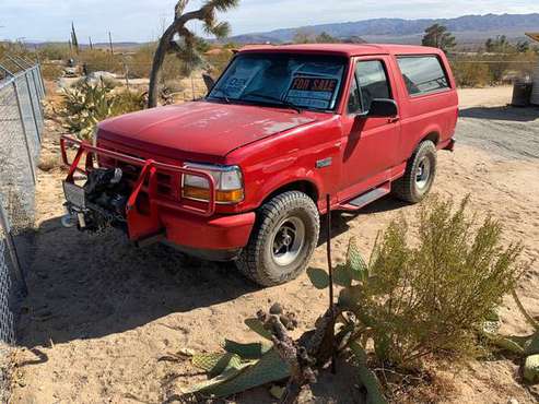 1995 Ford Bronco - cars & trucks - by owner - vehicle automotive sale for sale in Joshua Tree, CA