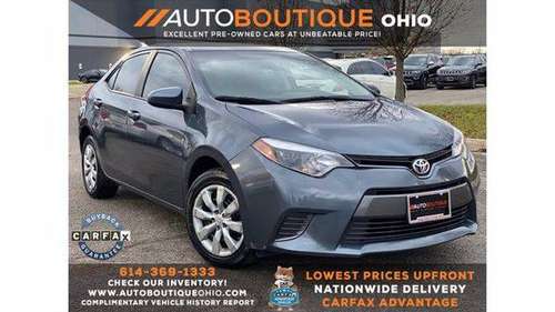 2016 Toyota Corolla LE - LOWEST PRICES UPFRONT! - cars & trucks - by... for sale in Columbus, OH