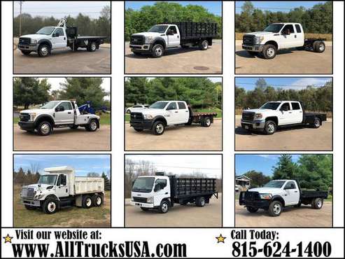 FLATBED & STAKE SIDE TRUCKS / CAB AND CHASSIS PICKUP 4X4 Gas Diesel... for sale in Flint, MI
