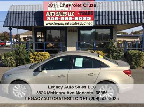 2011 Chevrolet Cruze 4dr Sdn LT w/1LT - cars & trucks - by dealer -... for sale in Modesto, CA