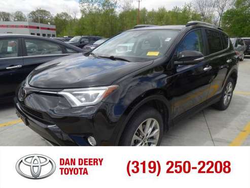 2018 Toyota RAV4 Limited Black - - by dealer - vehicle for sale in Cedar Falls, IA
