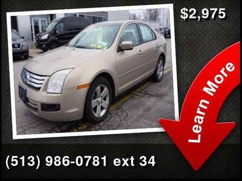 2007 Ford Fusion Se - cars & trucks - by dealer - vehicle automotive... for sale in Milford, OH