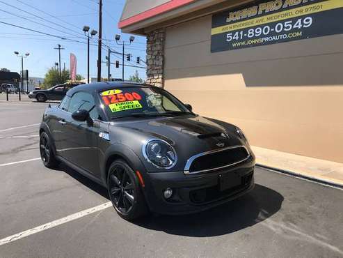 2013 MINI COOPER COUPE S 6 SPEED TURBO. 70K - cars & trucks - by... for sale in Medford, OR