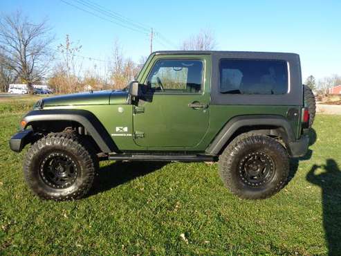 2009 JEEP WRANGLER X 4X4 6-SPEED HARD TOP *FINANCING* - cars &... for sale in Rushville, IN