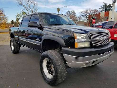 2003 DURAMAX CREW CAB***SHORTBED LT***4X4!!!! - cars & trucks - by... for sale in Redding, CA