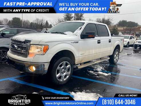 2013 Ford F150 F 150 F-150 XLTCrew Cab FOR ONLY 194/mo! - cars & for sale in Brighton, MI