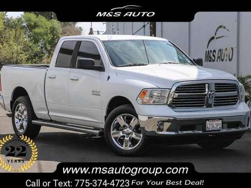 2015 Ram 1500 Big Horn pickup Bright White Clearcoat for sale in Sacramento, NV