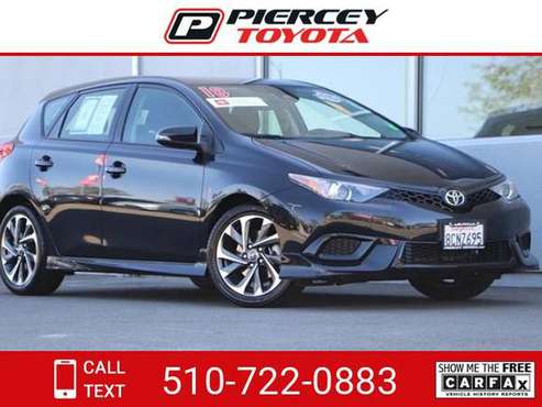 2018 Toyota Corolla iM Base hatchback Black - - by for sale in Milpitas, CA