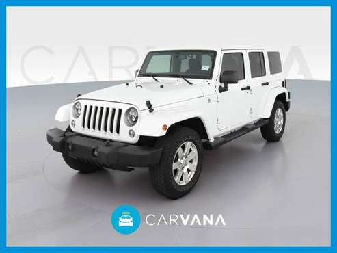 2016 Jeep Wrangler Unlimited Sahara Sport Utility 4D suv White for sale in Asheville, NC