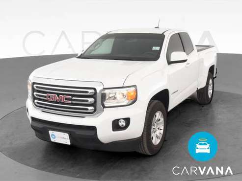 2018 GMC Canyon Extended Cab SLE Pickup 2D 6 ft pickup White -... for sale in Columbus, GA