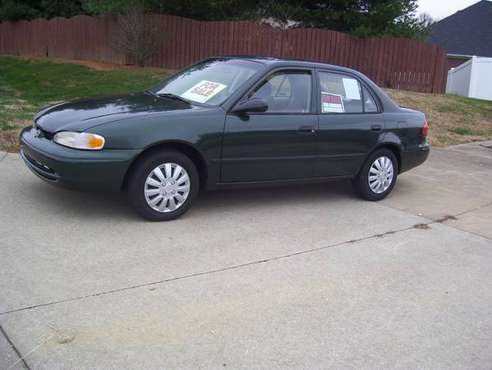2 OWNER GARAGE KEPT 2001 TOYOTA (CHEVY) PRIZM - cars & trucks - by... for sale in Evansville, IN