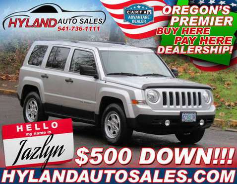 2014 JEEP PATRIOT *ONLY $500 DOWN @ HYLAND AUTO SALES! - cars &... for sale in Springfield, OR