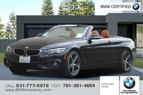 2019 BMW 4 Series 430i Convertible - - by dealer for sale in Seaside, CA