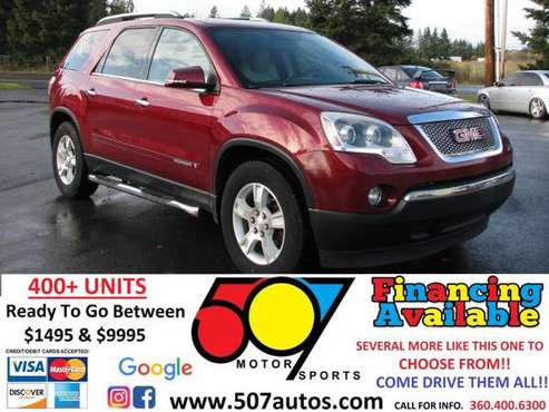 2008 GMC Acadia AWD 4dr SLT2 - cars & trucks - by dealer - vehicle... for sale in Roy, WA