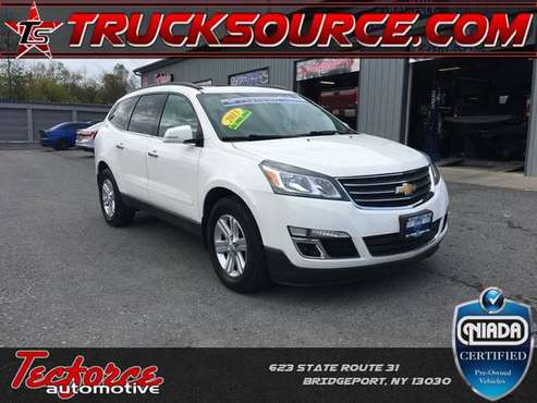2013 Chevy Traverse 2LT Heated Leather! Rear TV! Roof! AWD! New Tires! for sale in Bridgeport, NY