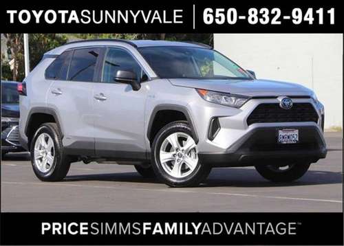 2019 Toyota RAV4 Hybrid AWD 4D Sport Utility/SUV LE - cars & for sale in Sunnyvale, CA
