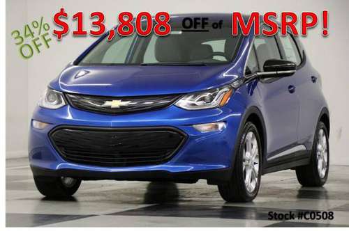 WAY OFF MSRP! NEW Blue 2020 Chevrolet BOLT EV LT *CAMERA-HEATED... for sale in Clinton, IN