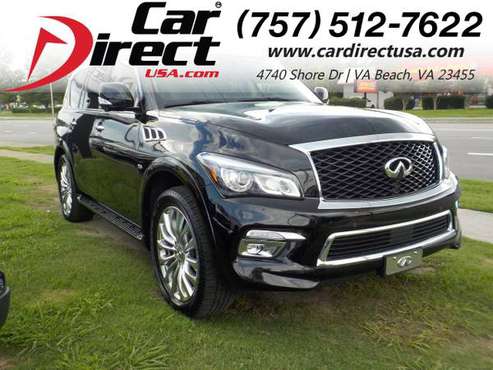 2017 INFINITI QX80 LIMITED, LEATHER, HEATED SEATS, SUNROOF, REMOTE... for sale in Virginia Beach, VA