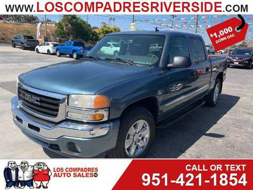 2006 GMC Sierra 1500 SLT -$1,000 Down and Your Job, Drives Today! for sale in Riverside, CA