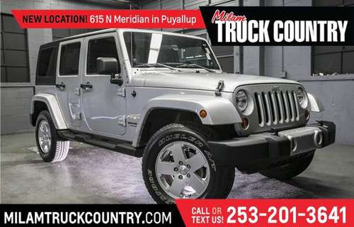 *2011* *Jeep* *Wrangler Unlimited* *Sahara* for sale in PUYALLUP, WA