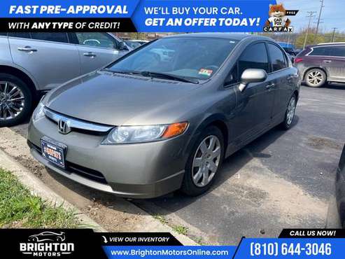 2006 Honda Civic LX FOR ONLY 69/mo! - - by dealer for sale in Brighton, MI