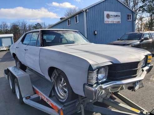 71 chevelle malibu 4 door- $4800 b/o - cars & trucks - by owner -... for sale in Tobyhanna, PA